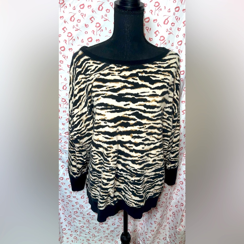 Plus Size Jones New York Animal Print Top